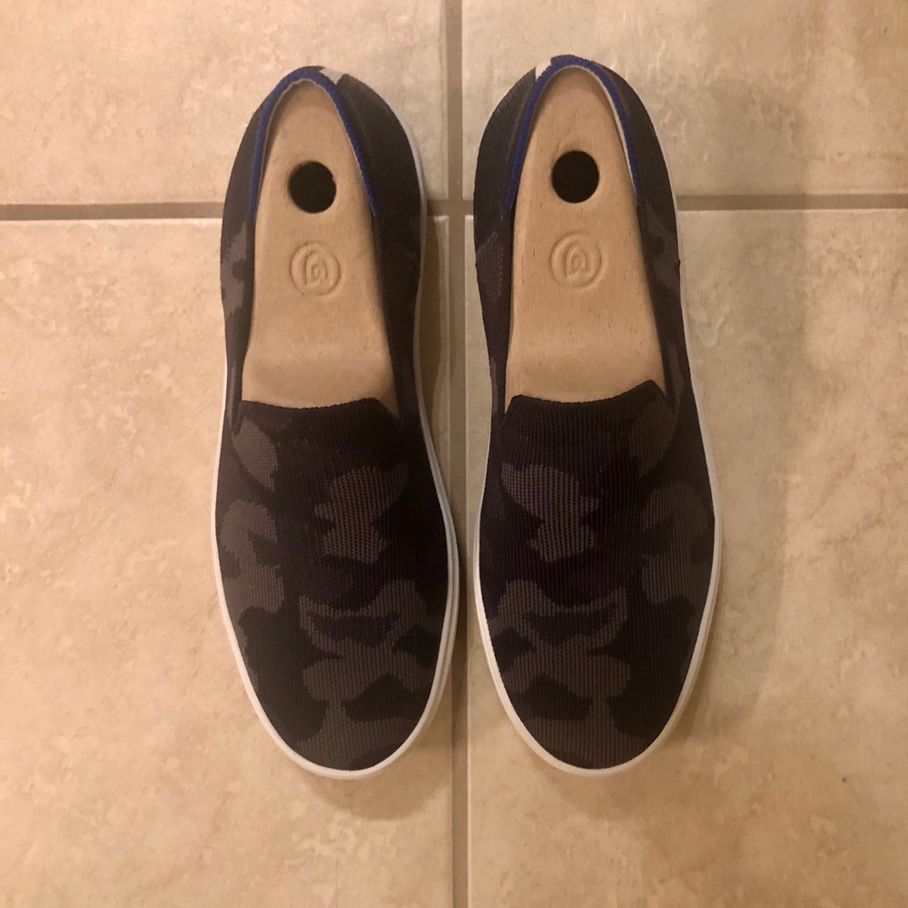 GUC Rothy’s Grey Camo Sneakers